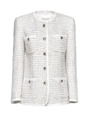 Alessandra Rich Women Tweed Jacket In White