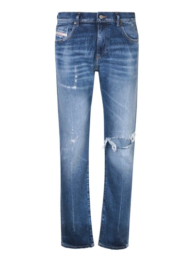 Diesel 2019 D-strukt Straight-leg Jeans In Blue