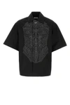 Off-white Off White Black Poplin Shirt In Black