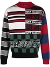 Paccbet Intarsia-knit Wool-blend Jumper In Multicolor