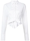 TOME TOME BOW EMBROIDERED SHIRT - WHITE,TF17301512162564