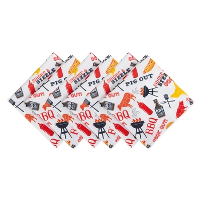 Dii Outdoor Bbq Fun Napkin (set Of 6)