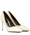 TOM FORD LEATHER ZIP-UP PUMPS,P00270315