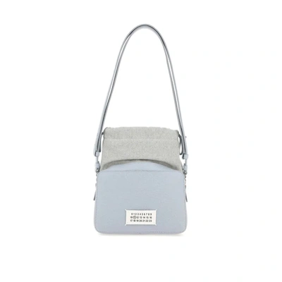 Maison Margiela Drawstring Bucket Bag In Light Blue