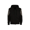 NEIL BARRETT NEIL BARRETT COTTON LOGO HOODED SWEATSHIRT