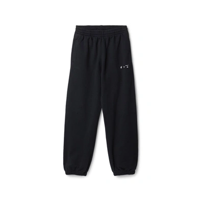 OFF-WHITE OFF WHITE OFF WHITE LOGO PATCH JOGGER TROUSERS