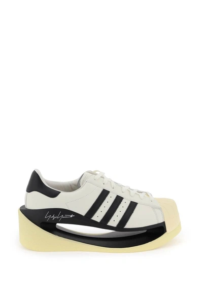 Y-3 Gendo Superstar Sneakers In White,black