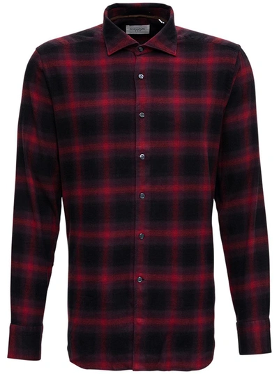 Tintoria Mattei Check Flannel Shirt In Red