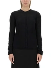 Uma Wang Vertical-seamed Cashmere Jumper In Black