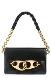 Tom Ford Carine Medium Leather Chain Shoulder Bag In 1n001 Black