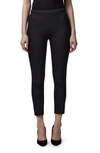 Lk Bennett Evan Crop Crepe Pants In Black