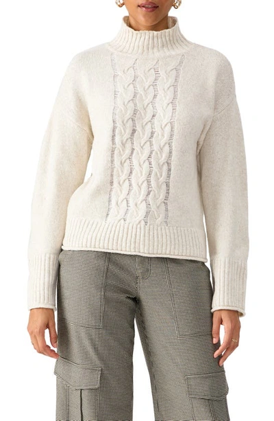 Sanctuary Cabin Fever Cable Jumper In Toasted Marshmellow