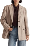MADEWELL THE BEDFORD OVERSIZE BELTED BLAZER
