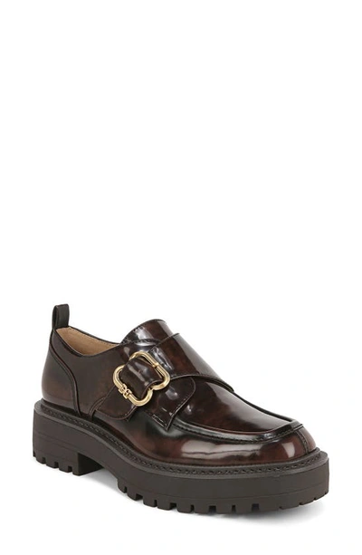 Sam Edelman Lora Monk Strap Shoe In Chestnut