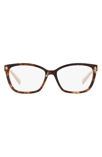 PRADA PRADA 53MM RECTANGULAR OPTICAL GLASSES