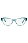 PRADA 52MM CAT EYE OPTICAL GLASSES