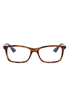 Ray Ban Womens Ray-ban Rx5489 Balorette Rectangle-frame Tortoiseshell Acetate Optical Glasses In Lite Havana