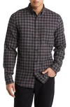 NORDSTROM MARCUS TRIM FIT CHECK FLANNEL BUTTON-DOWN SHIRT