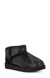 Ugg Classic Mini Mirror Ball Ankle Boots In Black