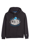Hugo Boss Boss X Nfl Cotton-blend Hoodie With Collaborative Branding In Lions