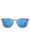 Costa Del Mar Sullivan 53mm Mirrored Polarized Square Sunglasses In Grey Tort