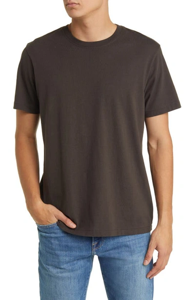 Frame Logo Cotton T-shirt In Marron