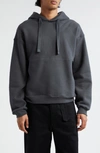 LEMAIRE COTTON & WOOL BRUSHED FLEECE HOODIE