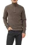 RODD & GUNN ROBBIES ROAD QUARTER ZIP SWEATER