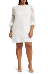 MAREE POUR TOI RUFFLE LACE SLEEVE DRESS