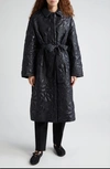 CECILIE BAHNSEN HAYEDEN FLORAL QUILTED OVERSIZED COAT