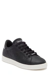 Valentino By Mario Valentino Fresia Sparkling Leather Sneaker In Black