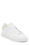 Valentino By Mario Valentino Sofia Vlogo Sneaker In White Gold
