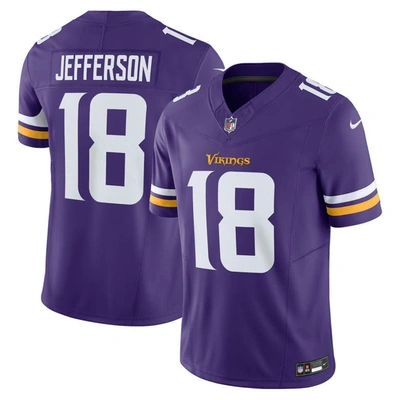 Nike Justin Jefferson Minnesota Vikings  Men's Dri-fit Nfl Limited Football Jersey In Purple