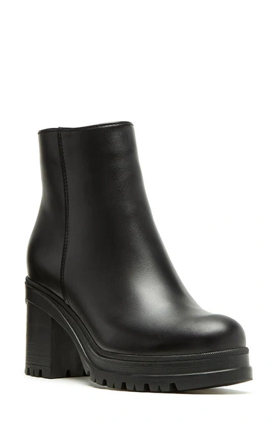 La Canadienne Percie Leather Block-heel Ankle Boots In Black