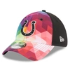 NEW ERA NEW ERA  PINK INDIANAPOLIS COLTS 2023 NFL CRUCIAL CATCH 39THIRTY FLEX HAT