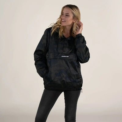 Members Only Women's Camo Popover Oversized Jacket In Green