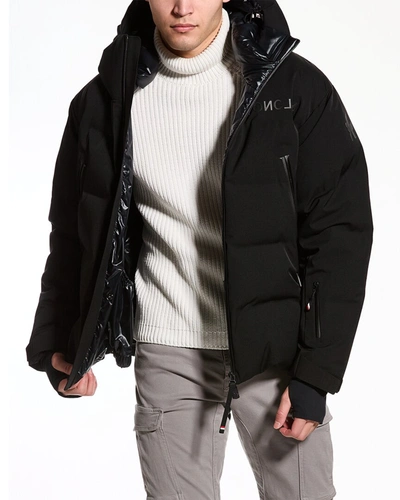 Moncler Fellberg Down Coat In Black