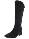 BORN FELICIA WOMENS DISTRESSED STACKED HEEL KNEE-HIGH BOOTS