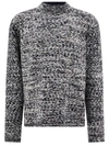 Apc Noah Marl-knit Cotton Jumper In Blue