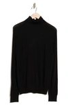 Bruno Magli Merino Wool Turtleneck Sweater In Black