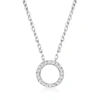 Rs Pure Ross-simons Diamond Eternity Circle Necklace In Sterling Silver In Multi