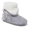 Dearfoams Beth Faux Fur Fold Down Fuzzy Bootie Slipper In Multi