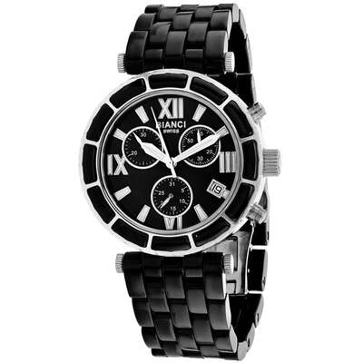 Roberto Bianci Women's Black Mop Dial Watch In Black / Mop / Mother Of Pearl