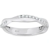 Pompeii3 1/4 Ct Diamond Twisted Vine Womens Wedding Ring 14k White Gold In Multi