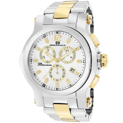 Oceanaut Men's Silver Dial Watch In Two Tone  / Gold Tone / Silver / Yellow