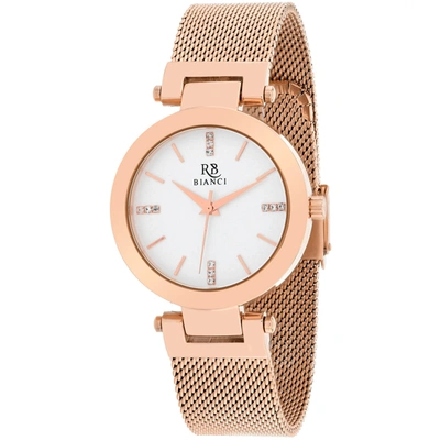 Roberto Bianci Women's Silver Dial Watch In Gold Tone / Rose / Rose Gold Tone / Silver