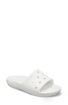 Crocs Classic Slide Sandals In White