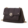 Mkf Collection By Mia K Eden Vegan Leather Women's Shoulder Bag In Gold