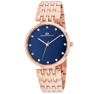 Oceanaut Women's Blue Mop Dial Watch In Gold Tone / Mop / Mother Of Pearl / Rose / Rose Gold Tone