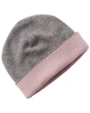 Forte Cashmere Reversible Cashmere Hat In Pink